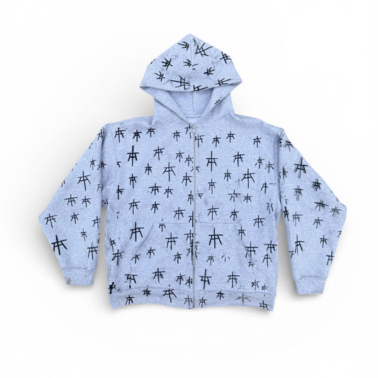 MONOGRAM LOGO ZIP UP